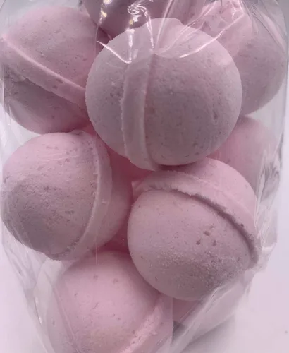 Spa Pure One Thousand Kisses Bath Bomb Fizzies con manteca de karité, ultra hidratante y mejor para todo tipo de piel, cada una de 1 onza (14