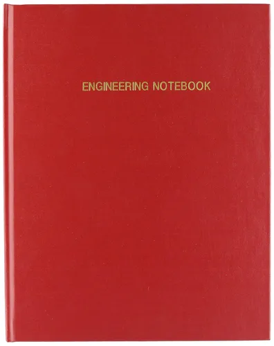 Miniatura 2 de Libreta de notas de ingeniería de 96 páginas, de 8 7/8 x 11 1/4 pulgadas, con cubierta dura de costura Smyth, de la marca BookFactory
