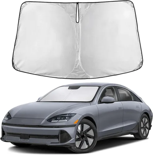 Miniatura 43 de EcoNour Parasol para parabrisas compatible con Hyundai Tucson 2016-2019 2020 2021, visera solar para parabrisas delantero y ventana, bloqueador