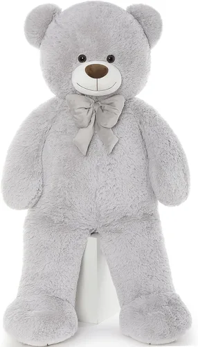 Miniatura 10 de Tezituo Oso de Peluche Gigante de 47 Pulgadas, Suave Animal de Peluche Grande Tamaño Real de 4 Pies, Juguete de Oso de Peluche, Regalo de San Azul