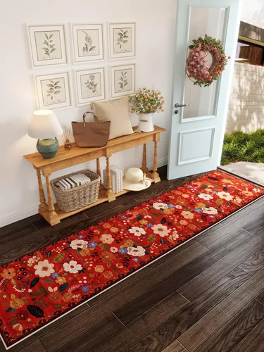 Miniatura 47 de Rugcomf Alfombra Pasillera para Pasillos Alfombra de Cocina Antideslizante 2'6'' x 8' Alfombras Pasilleras Lavables con Respaldo de Goma Alfombra