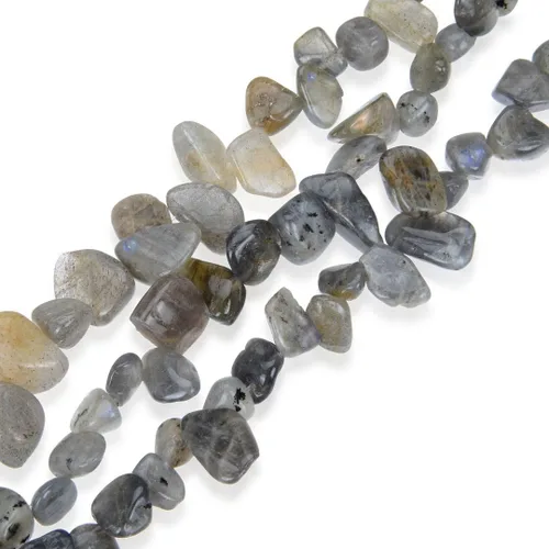 Miniatura 35 de Adabele GZ6-45 - Cuentas sueltas Keishi de pétalos de amazonita natural de 15 pulgadas a 0.787 in, forma libre, para hacer joyas artesanales