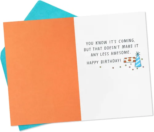 Miniatura 2 de Hallmark Shoebox - Tarjeta de cumpleaños divertida (pizza escolar)