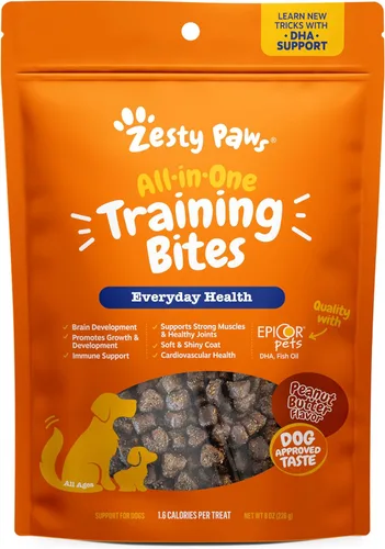 Miniatura 13 de Zesty Paws Golosinas de entrenamiento para perros y cachorros, golosinas para entrenamiento para perros, masticables saludables para la salud