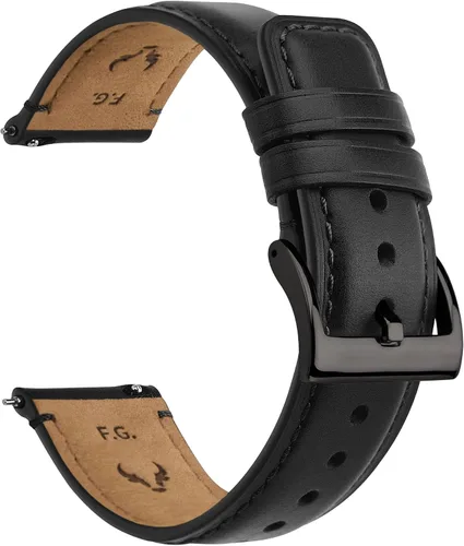 Fullmosa Correas de reloj, 0.709 in, 0.748 in, 0.787 in, 0.866 in, 0.945 in, correa de piel pulida, correa de reloj vintage