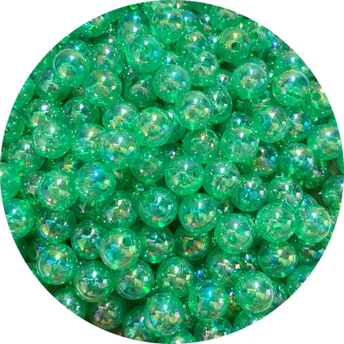 Miniatura 8 de 1000 cuentas redondas acrílicas de burbujas de 0.236 pulgadas AB coloridas de plástico sueltas espaciadoras para manualidades, collares, pulseras