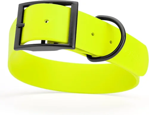 Miniatura 96 de Dogline Biothane - Collar impermeable para perro con hebilla de liberación rápida, resistente cincha de nailon recubierta con resistente y a prueba