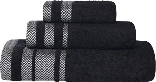 Miniatura 78 de Superior Juego de toallas de algodón de 9 piezas, toallas absorbentes suaves de felpa, artículos esenciales de baño, ducha, lujo, esponjosas