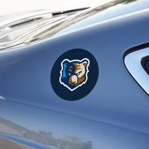 Miniatura 3 de Bob Jones University - Imán de círculo de vinilo con logotipo primario para coche