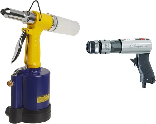 Astro - Juego de cinceles de martillo neumático con remachador neumático + martillo neumático Ingersoll Rand
