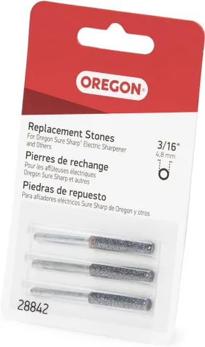 Miniatura 3 de Oregon 28842 Piedras de afilado de repuesto Sure Sharp de 4,8 mm para afilador eléctrico