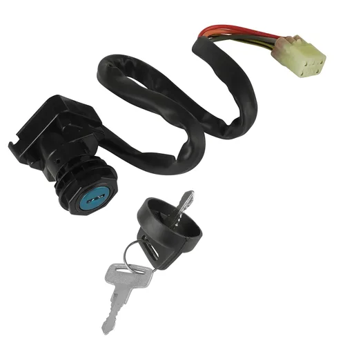 Miniatura 5 de Caltric Interruptor de llave de encendido compatible con interruptor de llave Suzuki Lta400 Lta400F Lta400Fc Eiger 400 2Wd 4Wd 2002-2007
