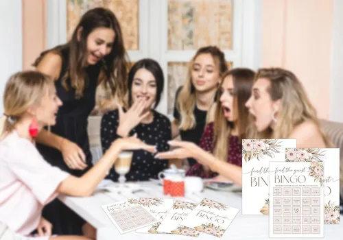 Miniatura 4 de Decoraciones bohemias para despedida de soltera, bingo de despedida de soltera, Love is in Bloom despedida de soltera, ideas de regalo de despedida