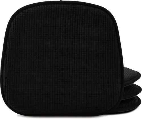 Miniatura 9 de Shinnwa Paquete de 2 cojines antideslizantes para sillas de comedor, cojines de asiento de cocina en forma de U, juego de 2, 15 x 16 pulgadas