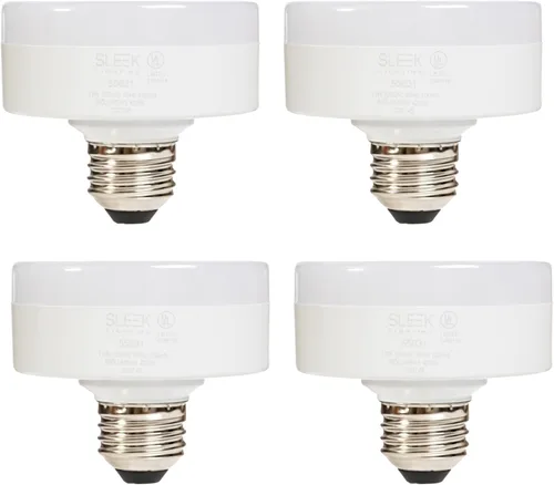 Bombilla LED de perfil bajo y diseño plano, E26, 11 W, de intensidad regulable, 2700 K, luz blanca cálida, 800 lm, con certificación UL – (paquete