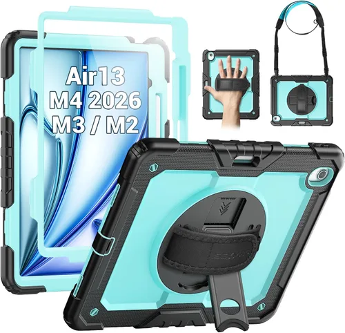 Miniatura 23 de SEYMAC para iPad mini 5/ Mini 4 Funda de 7.9 Pulgadas, Funda Protectora de Cuerpo Completo Resistente a Golpes con Protector de Pantalla, Soporte