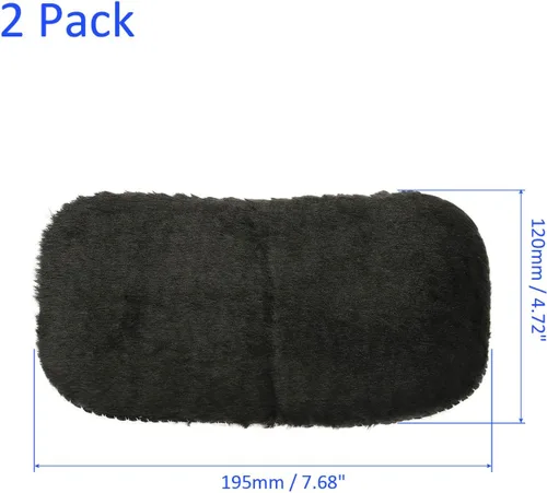 Miniatura 3 de M METERXITY Paquete de 2 guantes de pulido de zapatos, productos de cuero limpios y pulidos, paño de limpieza para brillo aplicable a bolsas de Negro