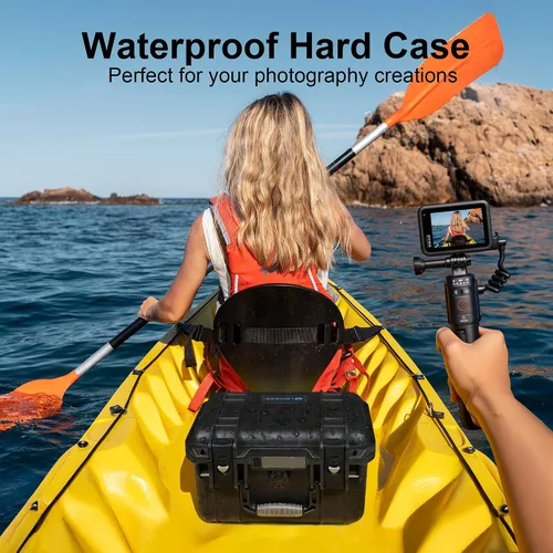 Miniatura 9 de Lekufee Funda rígida impermeable para GoPro Hero 13/12/11/10/9/8, LIT Hero, Hero 4K, Gopro Volta, Media Mod, Creator Edition y más accesorios