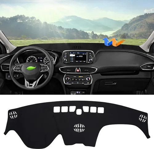 Miniatura 28 de Autorder Cubierta de salpicadero para Hyundai Sonata 2006 2007 2008 Accesorios Cubierta de tablero Actualización de franela Dash Mat Parasol
