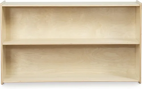 Miniatura 5 de Contender Estantes de guardería para niños, estantería con 2 estantes para almacenamiento, muebles de madera para niños pequeños, niños, Montessori