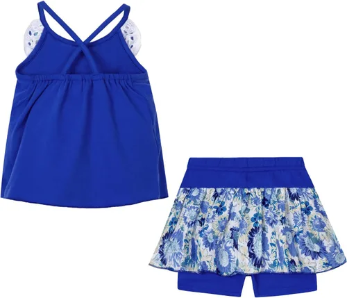 Miniatura 81 de LittleSpring Conjunto de verano para niñas con camiseta sin mangas y pantalones cortos florales