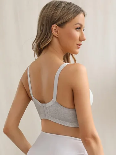Miniatura 3 de Verdusa Sujetador de maternidad con cuello en V para mujer, brasier de lactancia para embarazo, ropa