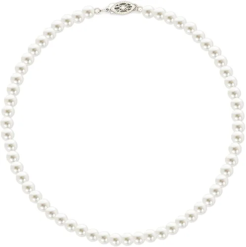 Miniatura 9 de Pearl Necklace for Women, 6-8mm Round White Pearl Choker Necklace for Men Strand Pearl Collar Women Girls Pearl Jewelry Gift Wedding Pearl Necklace