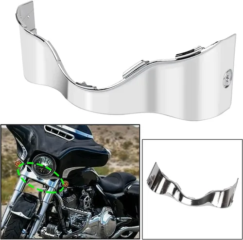 Miniatura 4 de Falda de carenado exterior con borde inferior de murciélago para Harley Electra Glide Street Glide Ultra Limited FLHXSE FLH FLHX FLHT FLHXS FLHTK