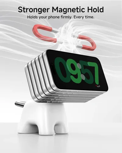 Miniatura 7 de Estación de carga inalámbrica magnética 2026, soporte de cargador ultrarrápido de 15 W para iPhone 17, 16, 15, 14, 13, 12 Pro Max, 5 W para Apple