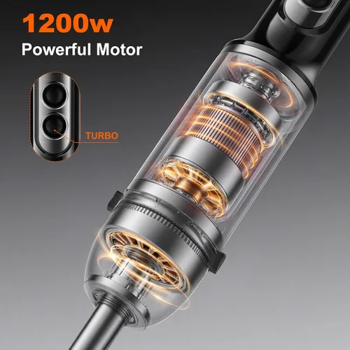 Miniatura 8 de Immersion Blender Handheld 1200W, 20-speeds Immersion Hand Blenders, Hand Mixer with Mining Beaker,Chopper,Whisk, Frother and Stick Blender Suitable