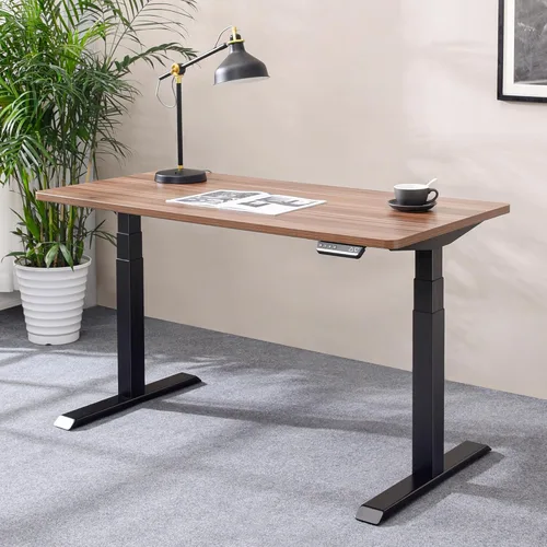 Miniatura 2 de Fromann Marco de escritorio de pie con motor doble, patas de 3 niveles, base de escritorio eléctrica de altura ajustable para el hogar y la oficina