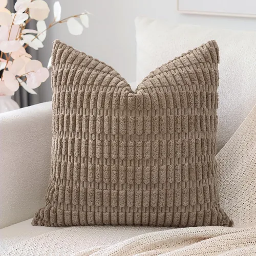Miniatura 41 de OTOSTAR Fundas de Almohada Decorativas de Pana de 16 x 24 Pulgadas Súper Suaves Bohemias a Rayas Rectangulares Fundas de Cojín Modernas para Sofá