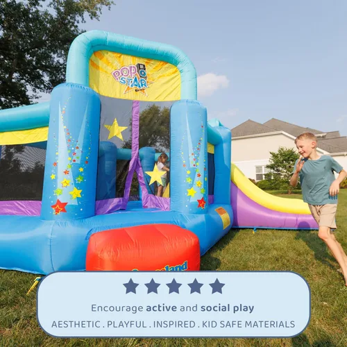 Miniatura 10 de Castillo hinchable Bounceland Pop Star.