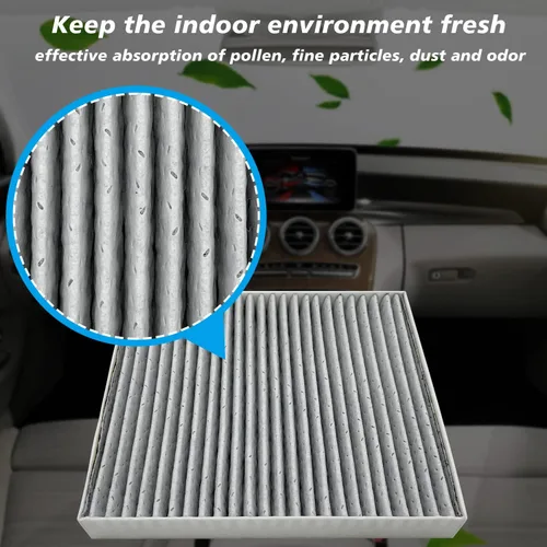 Miniatura 3 de Capume Filtro de Aire de Cabina JM871 Compatible con LS500 de 2018 2019 2020 2021 2022 2023 2024, LS500H de 2018-2024, Tundra 2022-2024, Sequoia