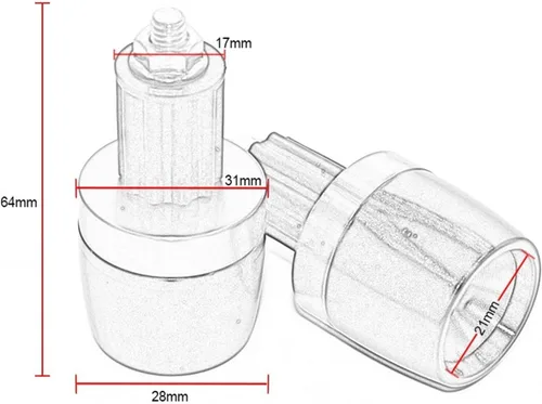 Miniatura 5 de Empuñaduras para manillar de motocicleta, tapón de extremo compatible con Suzuki GSX-S GSXS 125 150 750 1000/F/ABS GSX-S125 GSX-S750 GSX-S1000