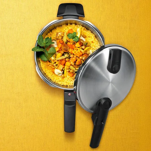 Miniatura 5 de Fissler Vitaquick Premium - Juego de 2 piezas de tamaño grande, olla a presión de 4.2 cuartos de galón y 8.5 cuartos de galón