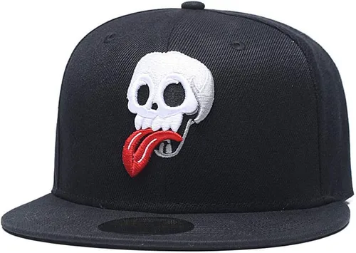 Miniatura 14 de Quanhaigou - Gorra con visera para hombre y mujer, estilo Hip Hop, con visera plana colorida, gorra de béisbol ajustable para adolescentes Coco Rojo