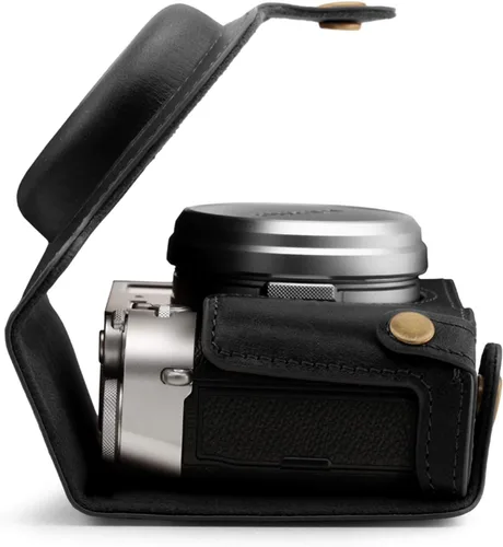 Miniatura 3 de MegaGear MG1892 Ever Ready - Funda de piel auténtica para cámara compatible con Fujifilm X100V, color negro
