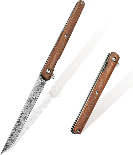 Miniatura 9 de Cuchillo de bolsillo delgado de 4 pulgadas, cuchillos plegables para caballeros, transporte diario para acampar al aire libre