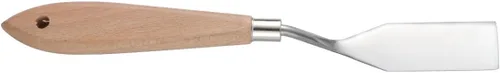 VILLCASE Paleta de artista, espátula de metal, espátula de metal, lona de plástico, masilla de madera, cuchillos de pintura artística, espátula,
