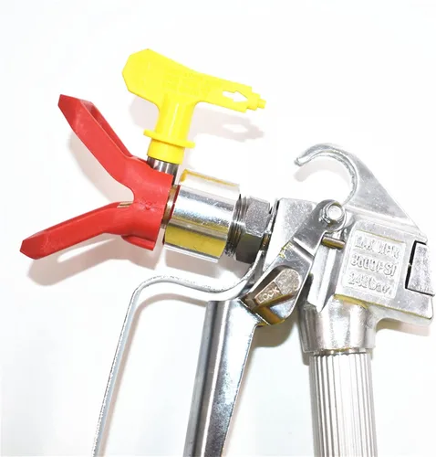 Miniatura 5 de Pistola pulverizadora de alta presión de 3600 PSI con junta giratoria de 517 puntas, pistola de pintura sin aire para rociar en paredes, muebles