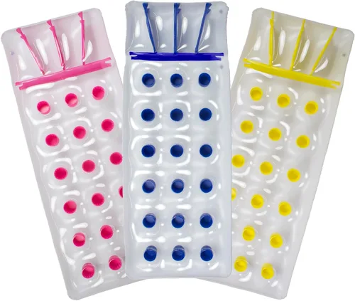 Miniatura 9 de Poolmaster Flotador inflable clásico francés de bolsillo para piscina, para adultos, color rosa Rosado