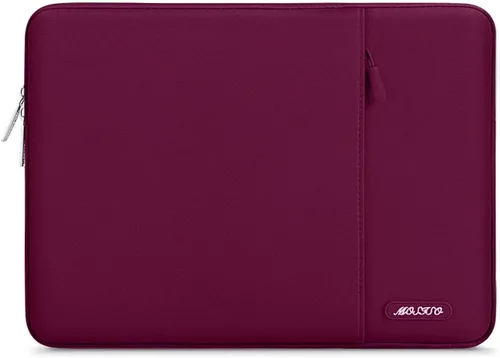 Miniatura 46 de MOSISO Funda vertical de poliéster con bolsillo para laptop de 15, 15.6 y 16 pulgadas, para computadora MacBook Pro 16 M4, M3, M2 y M1, HP, Acer