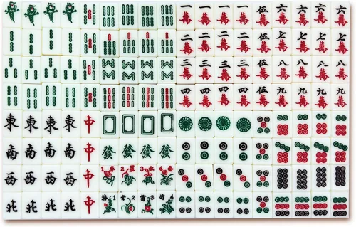 Miniatura 8 de drizzle Set de Mahjong de viaje 6 en 1 con mesa de Mahjong - 146 azulejos tamaño portátil Mah-Jongg - dibujos de tamaño póker de peces, gambas