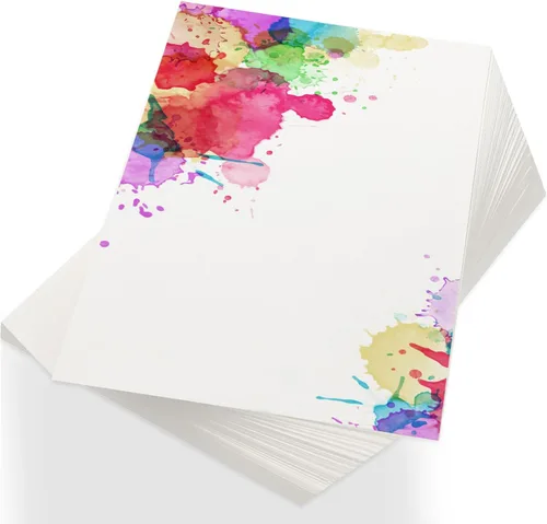 150 hojas de papel de acuarela, prensa en frío de 8.5 x 11 pulgadas, bloc de papel de color de agua a granel de 110 lb/230 GSM, papel de pintura de