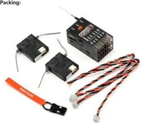 Miniatura 3 de AR9020 2 satélites 9 canales receptor Digital Spread Modulación para Spektrum DSMX/Xplus