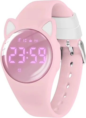 Miniatura 16 de NN BEN NEVIS Reloj digital para niños y niñas, reloj deportivo con rastreador de fitness, reloj despertador, cronómetro, sin aplicación y resistente