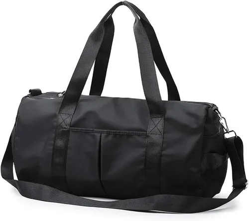 KARRESLY Bolsa de gimnasio de deportes de viaje para mujeres u hombres con bolsillo húmedo y compartimento para zapatos para entrenamiento,