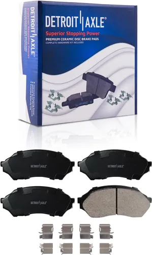 Miniatura 21 de Detroit Axle - Kit de freno delantero para Honda Element 2002-2004 CR-V 2003-2011 Pinza de freno de disco lateral del pasajero con soporte Pastillas
