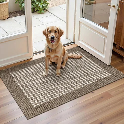 Miniatura 29 de Ileading Alfombra de pasillo de lavandería de 2 x 6 pies, antideslizante, con parte trasera de goma, lavable a máquina, alfombra gris